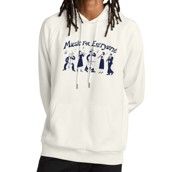 Allmade Unisex Organic CVC Fleece Pullover Hoodie - Printed Logos Thumbnail