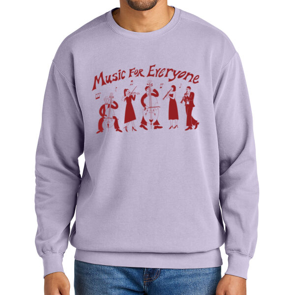 Comfort Colors Ring Spun Crewneck Sweatshirt - Printed Logos Thumbnail