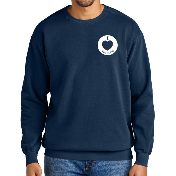 Comfort Colors Ring Spun Crewneck Sweatshirt - Printed Logos Thumbnail