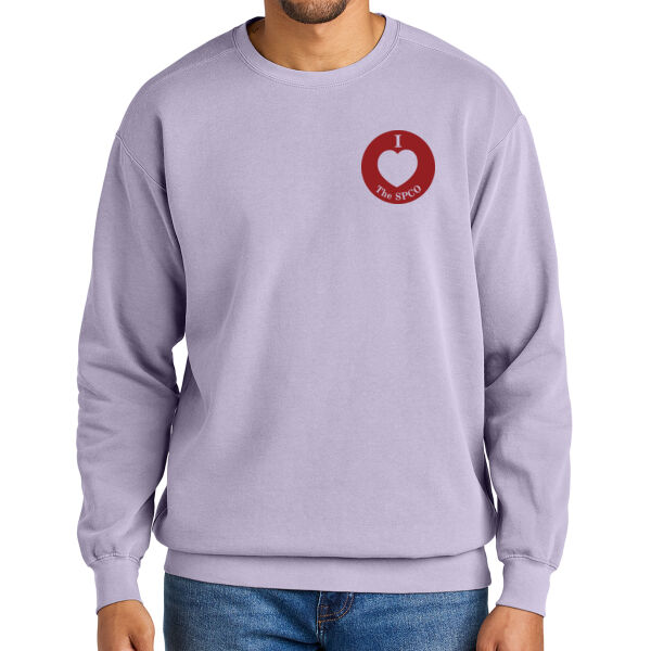 Comfort Colors Ring Spun Crewneck Sweatshirt - Printed Logos Thumbnail