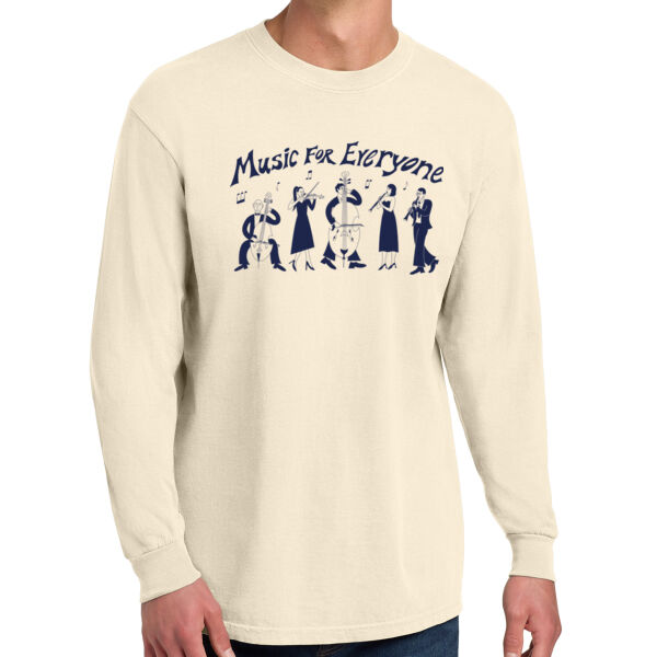 Comfort Colors Heavyweight Ring Spun Long Sleeve Tee - Printed Logos Thumbnail