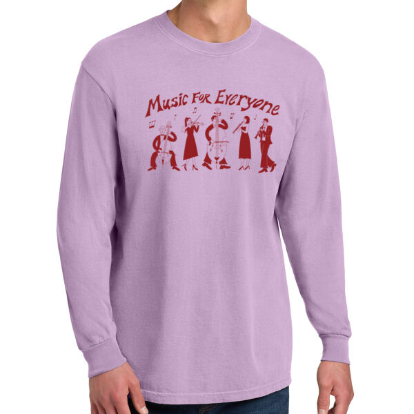 Comfort Colors Heavyweight Ring Spun Long Sleeve Tee - Printed Logos Thumbnail