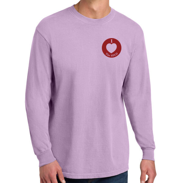 Comfort Colors Heavyweight Ring Spun Long Sleeve Tee - Printed Logos Thumbnail
