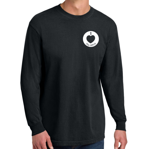 Comfort Colors Heavyweight Ring Spun Long Sleeve Tee - Printed Logos Thumbnail