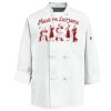 Eight Knot Button Chef Coat with Thermometer Pocket Thumbnail