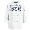 Eight Knot Button Chef Coat with Thermometer Pocket Thumbnail
